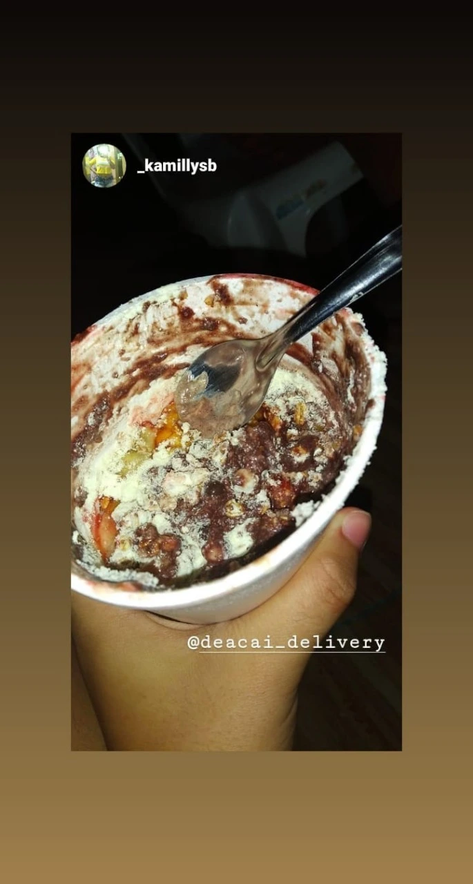 A&ccedil;a&iacute; entregue a cliente