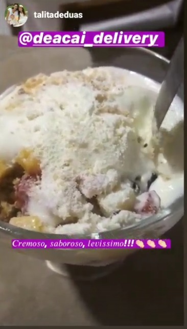 A&ccedil;a&iacute; entregue a cliente
